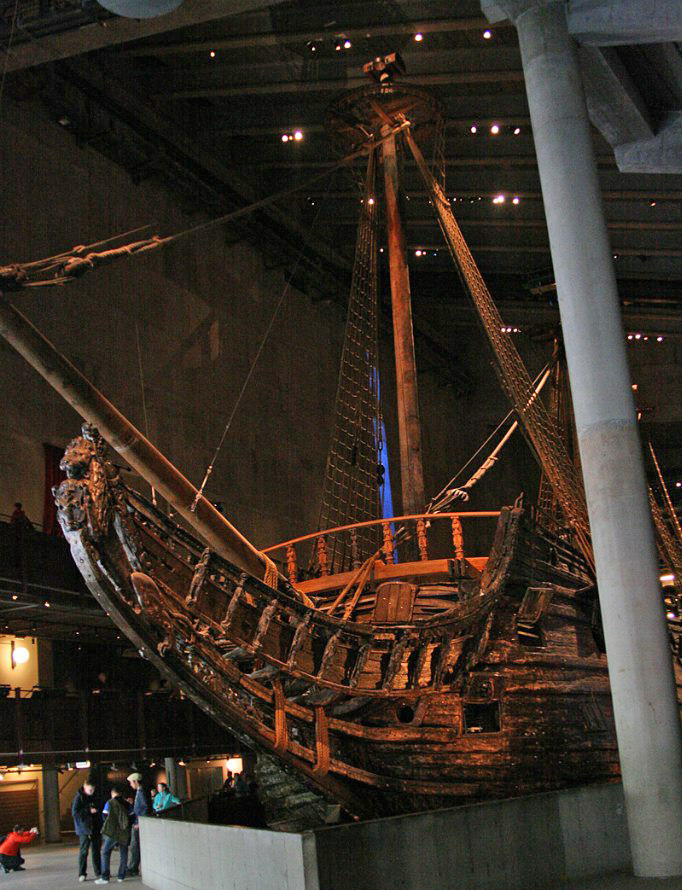 Линейный корабль «Васа» в одноименном музее, Стокгольм